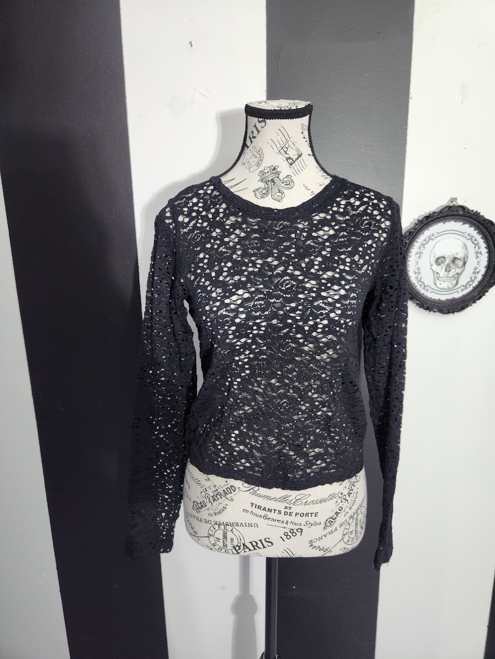 Hollister Lace Long-Sleeve Top